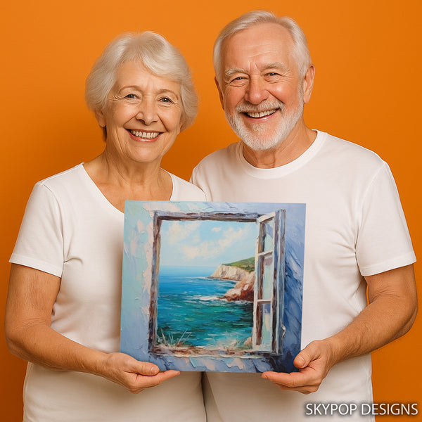Coastal Window View Art - View 3