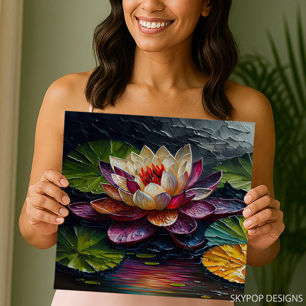 Water Lily Pond Art - View 3