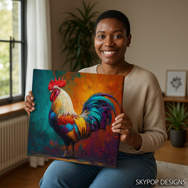 Rooster Art - View 3