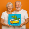 Crocodile Bath Art - View 3