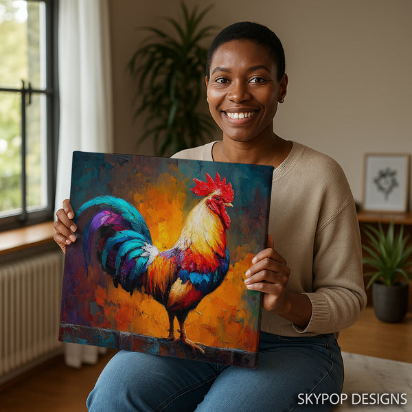 Rooster Art - View 3