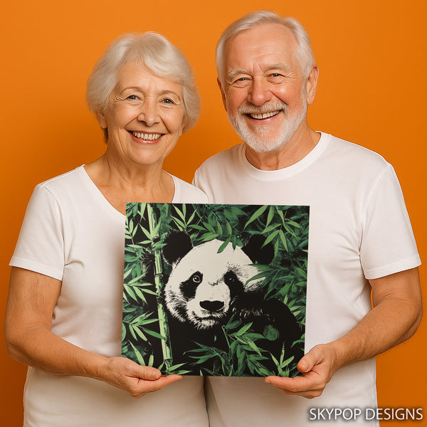 Panda Bamboo Forest Art - View 3