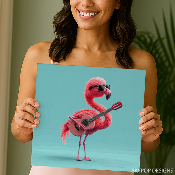 Flamingo Jam Session Art - View 3