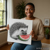 Hedgehog Art - View 3
