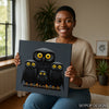 Owl Family Art - View 3