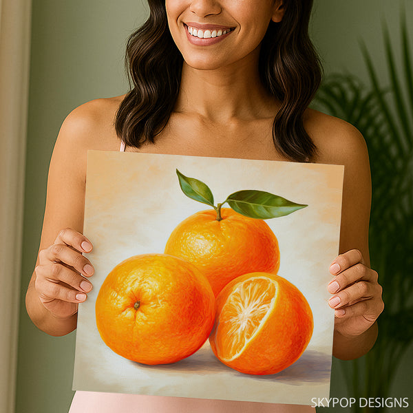 Orange Slice Art - View 3