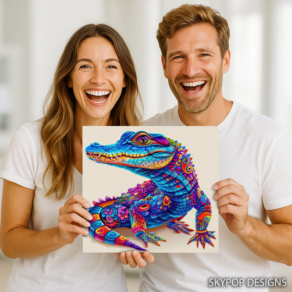 Crocodile Art - View 3