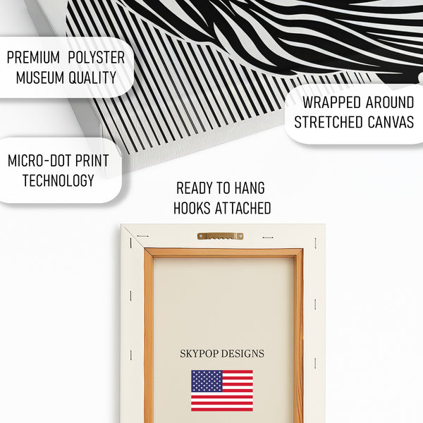 Flamingo Stripes Art - View 4