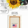 Black Cat and Sunflowers Art - View 4