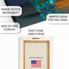 Teal Daisy Floral Art - View 4