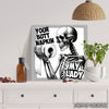 Skeleton Toilet Paper Humor Art - View 5