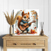 Squirrel Guitar Art - View 5
