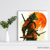 Wolf Samurai Art - View 5
