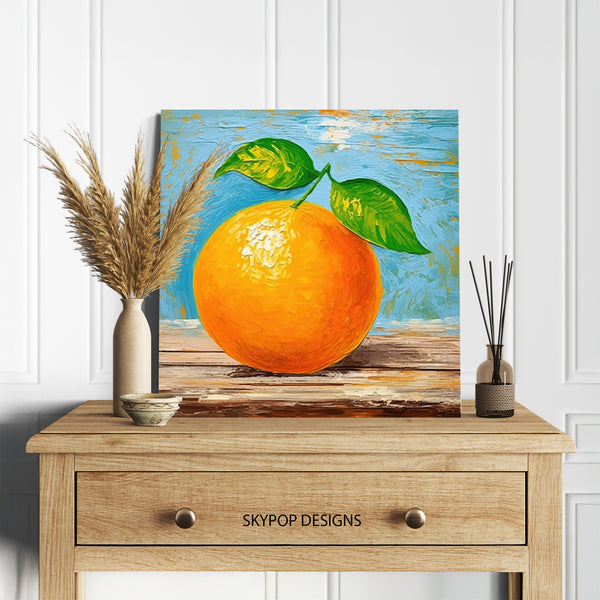 Orange Citrus Art - View 5