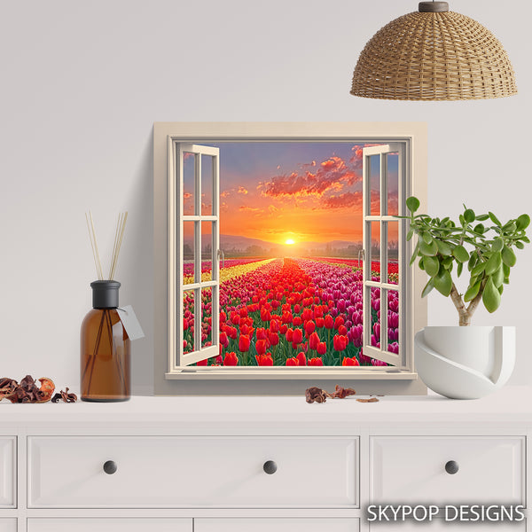 Tulip Field Art - View 5