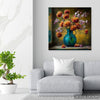 Vibrant Floral Arrangement Art - View 5