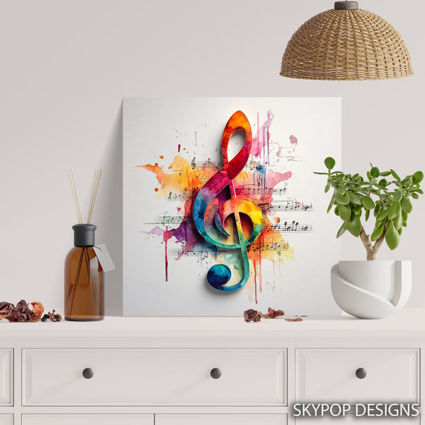 Treble Clef Art - View 5