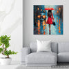 Rainy City Evening Art - View 5