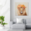 Lion Floral Crown Art - View 5