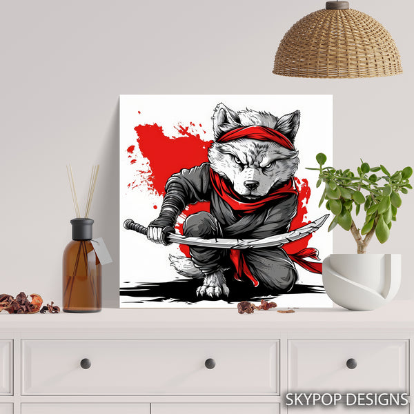 Wolf Ninja Art - View 5