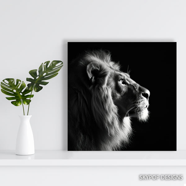 Lion Portrait Art - View 5