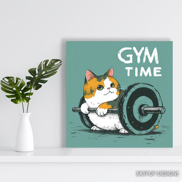 Cat Gym Time Art - View 5