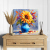 Sunflower Vase Art - View 5