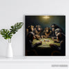 Chimpanzee Poker Night Art - View 5