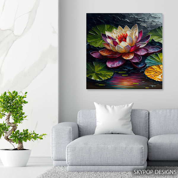 Water Lily Pond Art - View 5