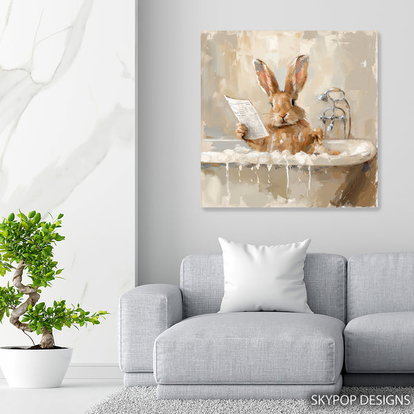 Bunny Bath Art - View 5
