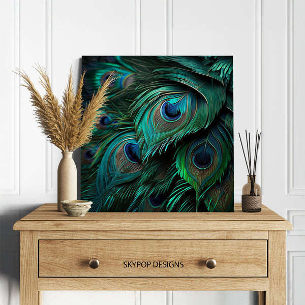 Peacock Feather Art - View 5