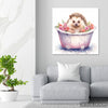 Hedgehog Bathtub Art - View 5