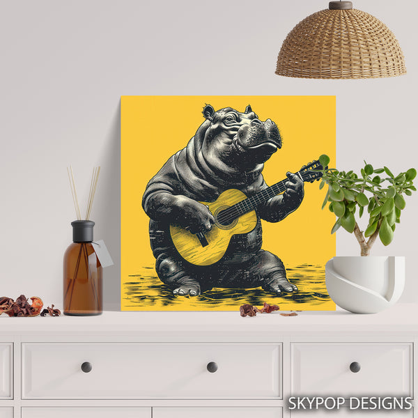 Hippopotamus Art - View 5