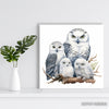 Owl Family Art - View 5