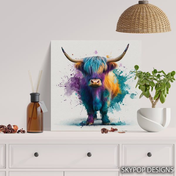 Highland Cow Art - View 5