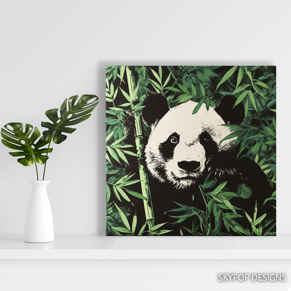 Panda Bamboo Forest Art - View 5