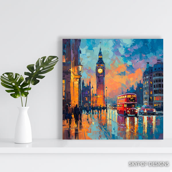 London Big Ben Bus Art - View 5