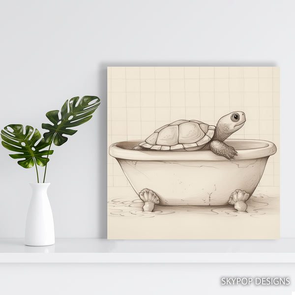 Turtle Bath Art - View 5