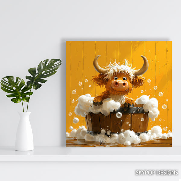 Highland Cow Art - View 5
