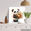 Panda Flower Bouquet Art - View 5
