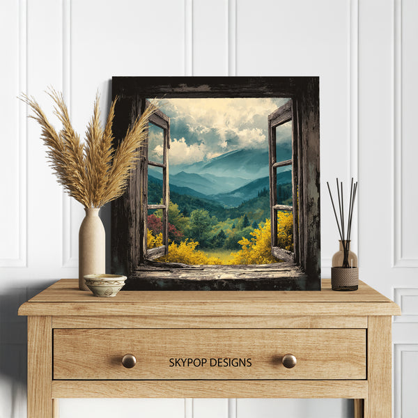 Mountain Window View Art - View 5