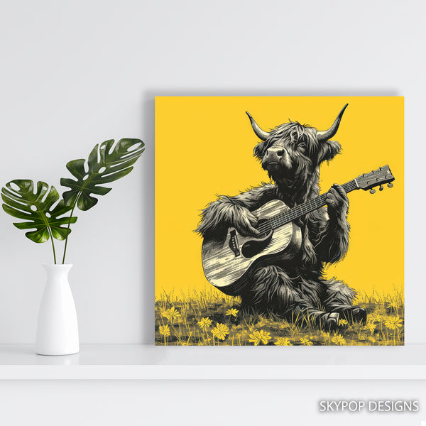 Highland Cow Art - View 5