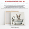 Bunny Tub Time Art - View 6