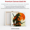 Wolf Samurai Art - View 6