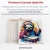 Sloth Drummer Art - View 6