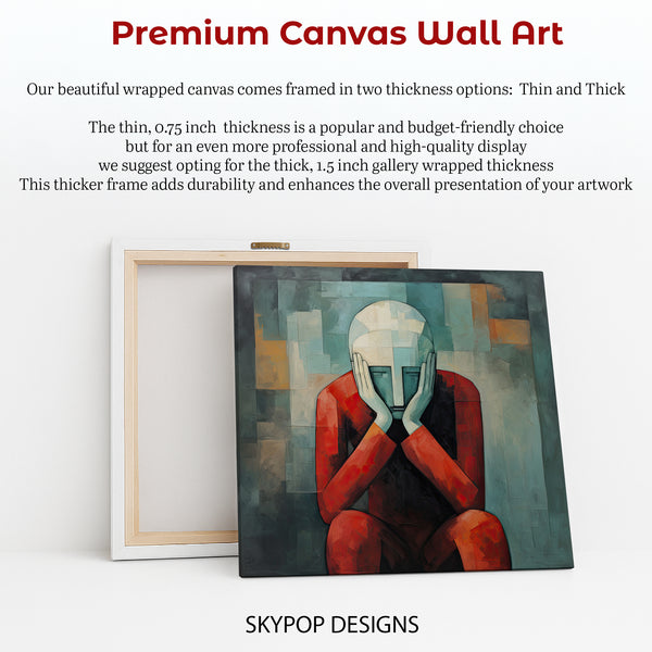 Reflective Figure Art - View 6