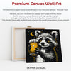 Raccoon Beer Night Art - View 6