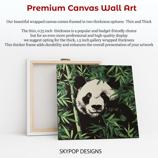 Panda Bamboo Forest Art - View 6