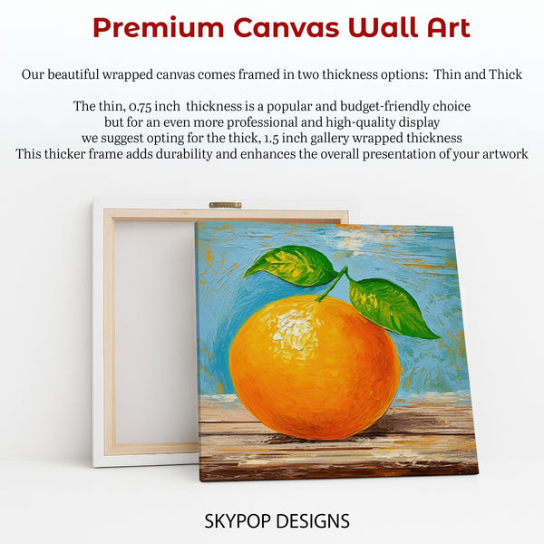 Orange Citrus Art - View 6