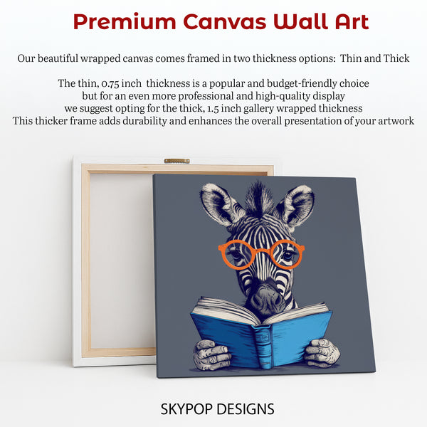 Zebra Reads Art - View 6